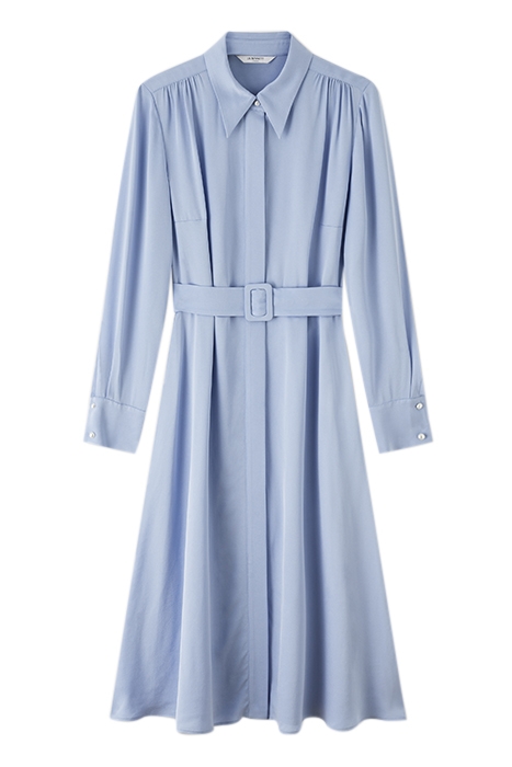 DR KATE CREPE SHIRTDRESS LIGHT BLUE 3