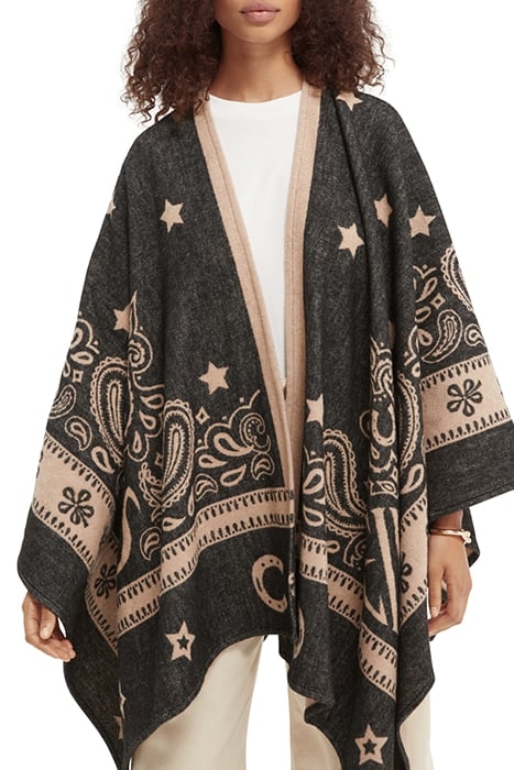 ELVIS CAPSULE - WOOL BLEND PONCHO COMBO V 1