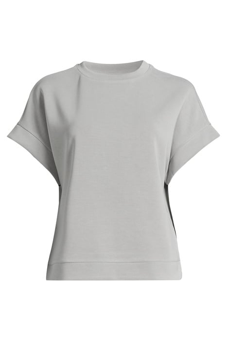 TENCEL PEACHED SHIRT PEBBLE GREY 3