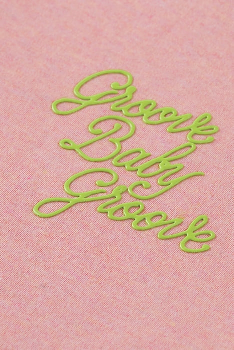 GIRLS RELAXED-FIT CHEST ARTWORK SWEATSHIRT PINK MELANGE 3