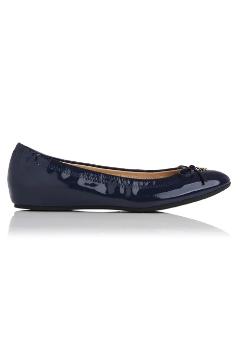 OSSIE BALLERINA RUBBER NAVY 1