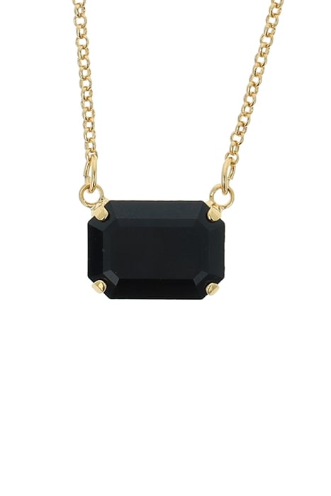 LADY DI NECKLACE JET BLACK 2