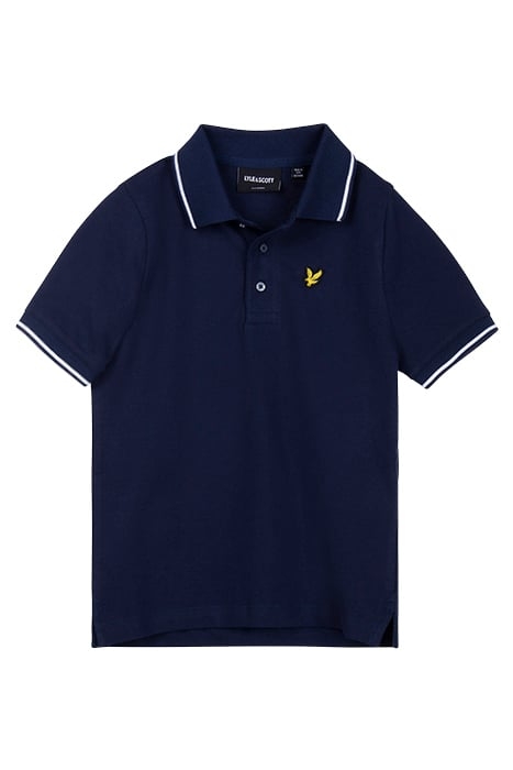 TIPPED POLO SHIRT NAVY/ WHITE 1