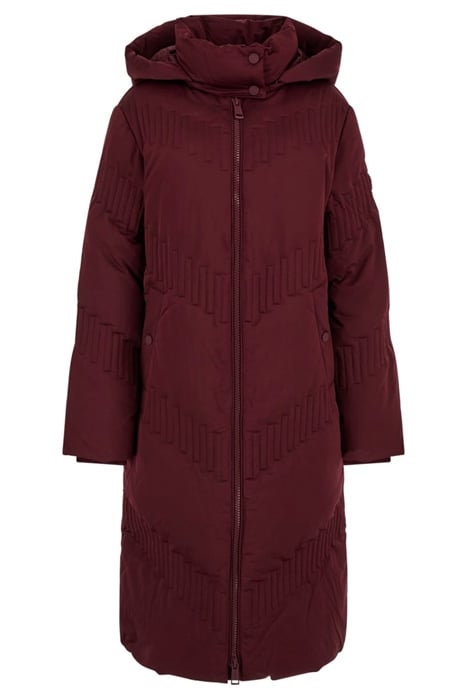 IDA LONG DOWN JACKET MYSTIC WINE 3