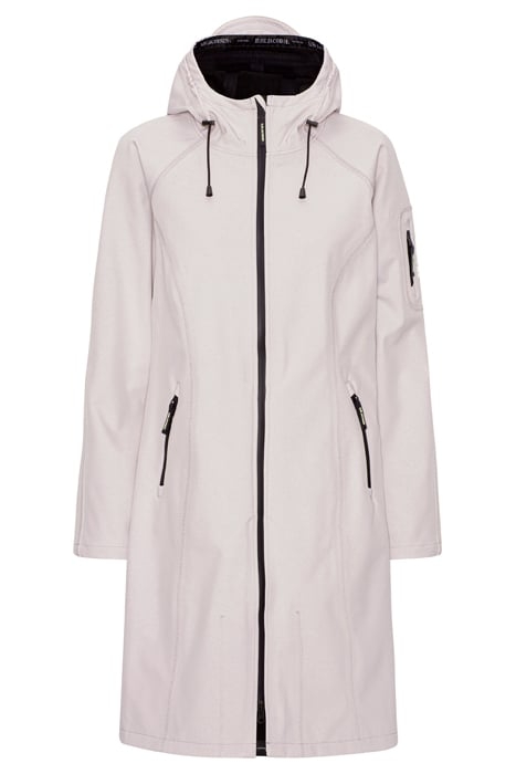 LONG SOFT SHELL RAINCOAT RAIN37L CONCRETE 3