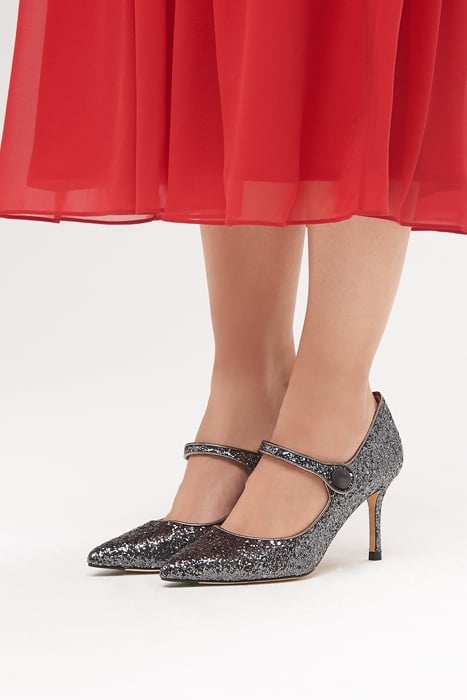 MONICA POINTED PUMP ANTRACITE/BLACK 2