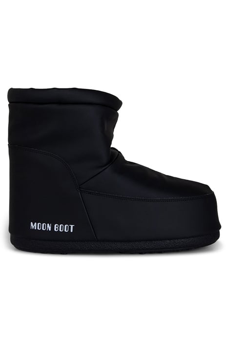 MOON BOOT – MB ICON LOW NOLACE RUBBER BLACK 1