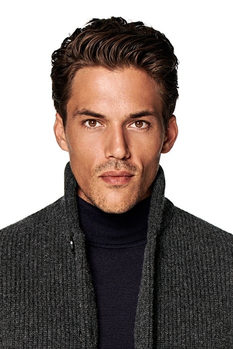 DARK GREY MERINO CARDIGAN DARK GREY 4