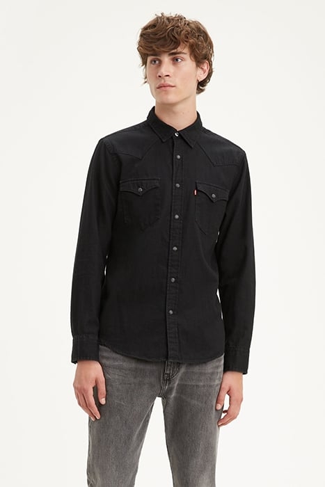 CLASSIC CASUAL SHIRT BLACK 1
