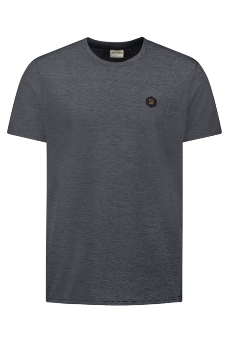 T-SHIRT CREWNECK 2 COLOURED STRIPES NIGHT 4