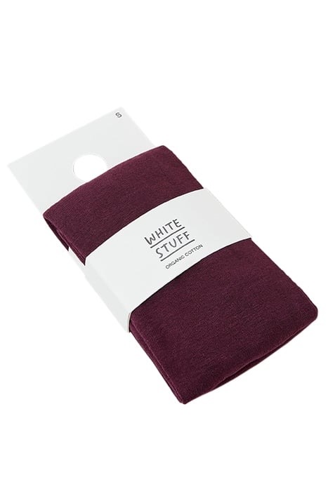 PATTY PLAIN TIGHTS DARK PLUM 1