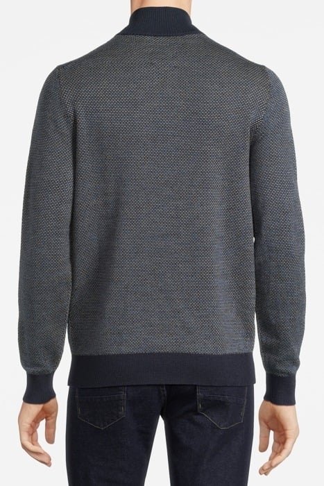 NEWPORT JACQUARD FUNNEL DARK NAVY 2