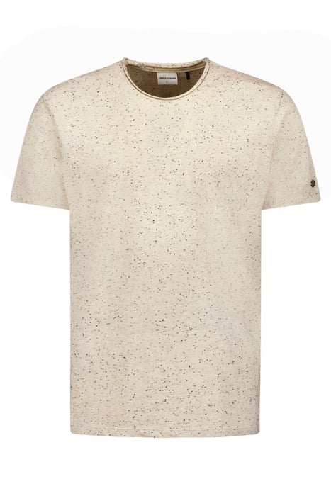 T-SHIRT CREWNECK MELANGE CREAM 4