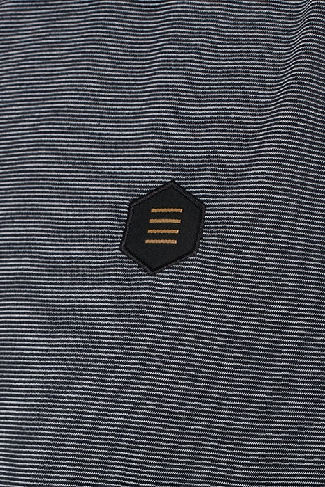 T-SHIRT CREWNECK 2 COLOURED STRIPES NIGHT 7