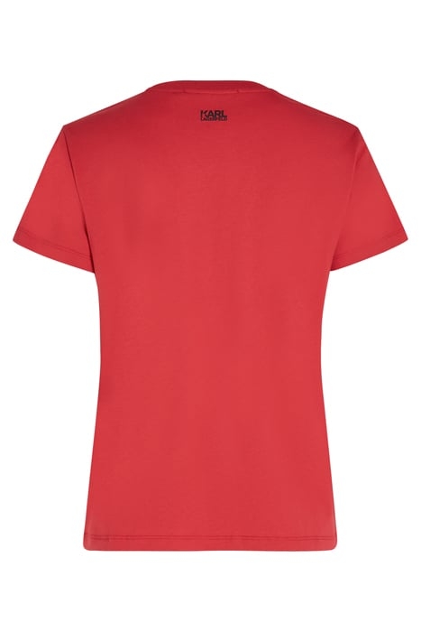 KARL ESSENTIAL LOGO TEE HAUTE RED 2