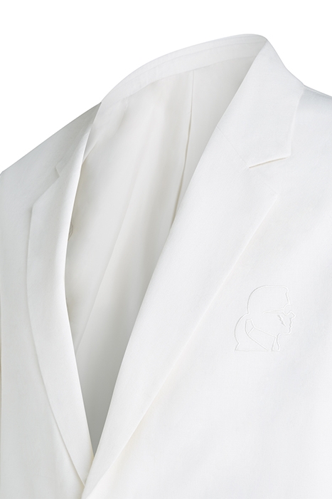 LINEN SB BLAZER OFF WHITE 3