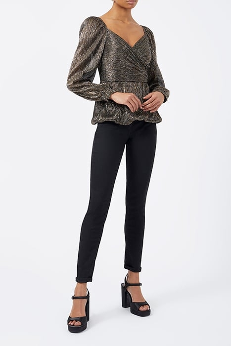 SHIMMER SPARKLE LS TOP BLACK 2