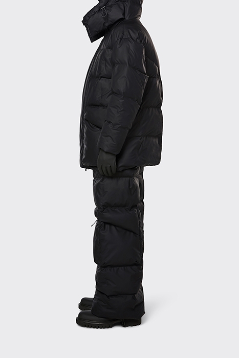 UNISEX BLOCK PUFFER JACKET BLACK 7