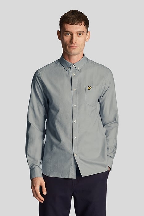 REGULAR FIT LIGHT WEIGHT OXFORD SHIRT SLATE BLUE 1