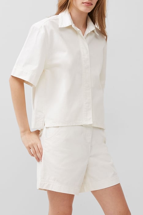 FINLEY DENIM SHORT SLEEVE SHIRT ECRU 1