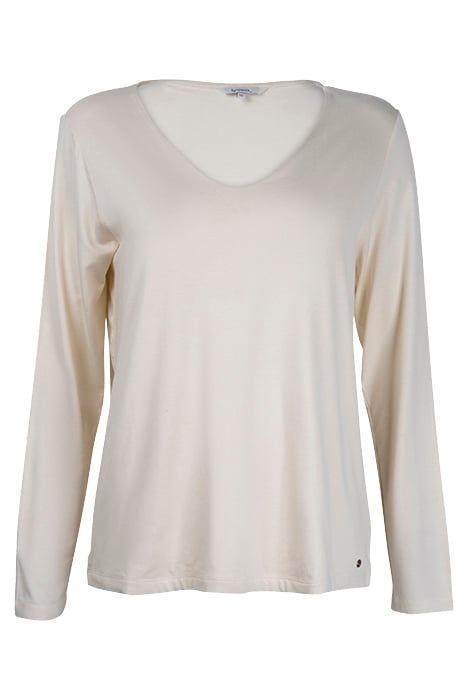 T-SHIRT LONG SLEEVES 21102055 ALMOND WHITE 1