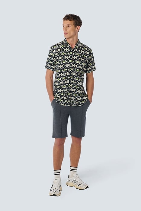 SHORT JERSEY MELANGE NIGHT 3