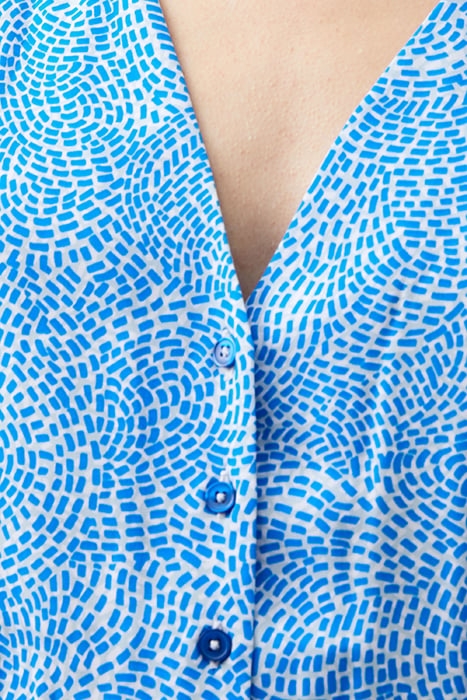 BERNICE ELITAN BUTTN THRGH DRS BLUE MIST 5