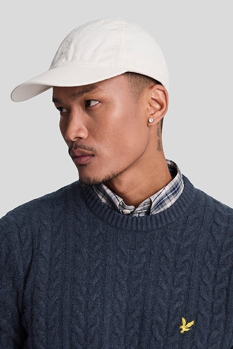 CABLE CREW NECK JUMPER DARK NAVY MARL 5