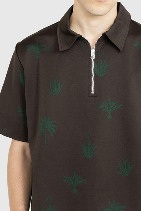 JIL SANDER – POLO SHORTSLEEVE BROWN 3