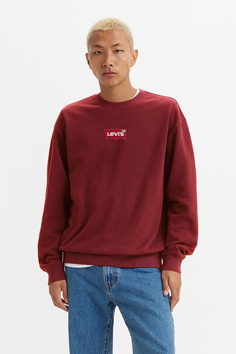 RELAXD SWEATER RED 1