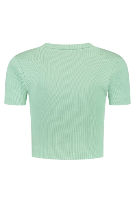 BEVERLY HILLS RIB TOP MATCHA 3