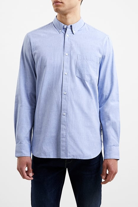 OXFORD LONG SLEEVE SHIRT MID BLUE 1