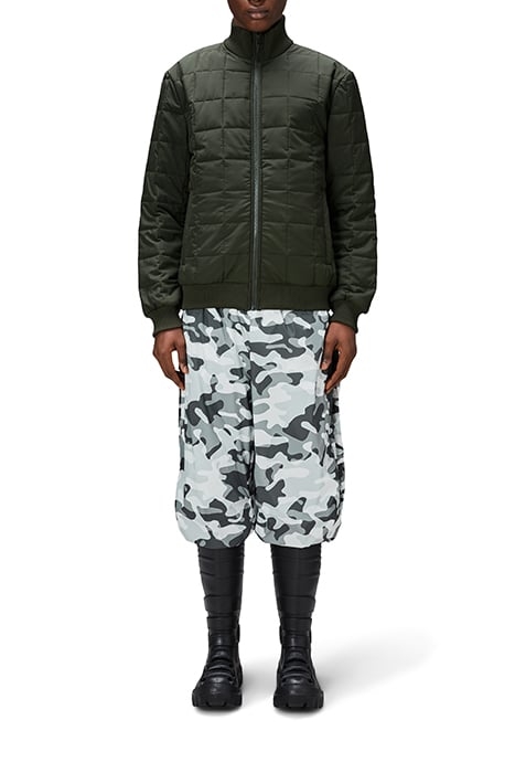 UNISEX LINER HIGH NECK JACKET W1T1 GREEN 2