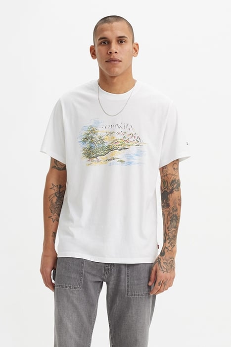 SS PRINTED T-SHIRT WHITE 1