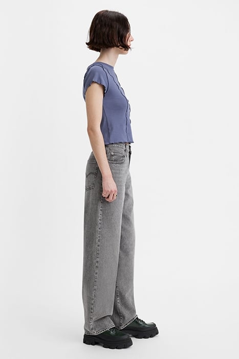 BAGGY STRAIGHT JEANS GREY 5