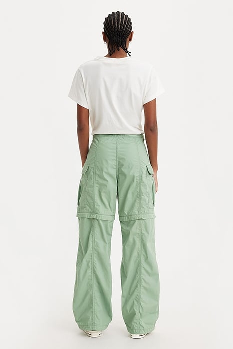CONVERTIBLE CARGO PANT GREEN 2
