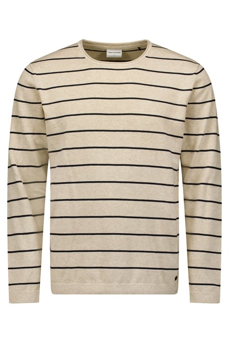 PULLOVER CREWNECK STRIPE CREAM 4