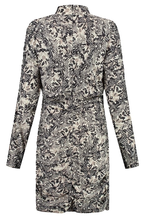 BABB DRESS BLACK/HUMMUS 2