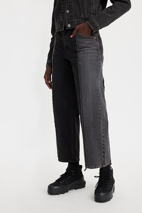 BAGGY STRAIGHT JEANS GREY 1