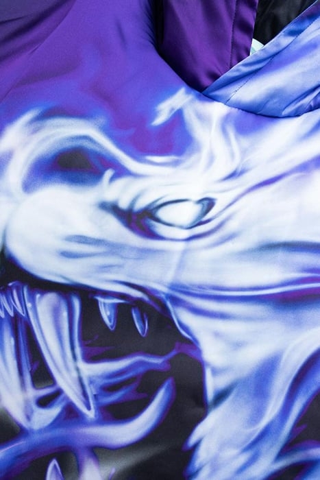 GERRIT JACOB – SATIN PADDED HOODIE LILAC 5