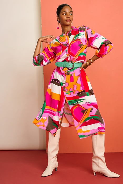 DRESS - CAPE TOWN MULTI COLOUR 5