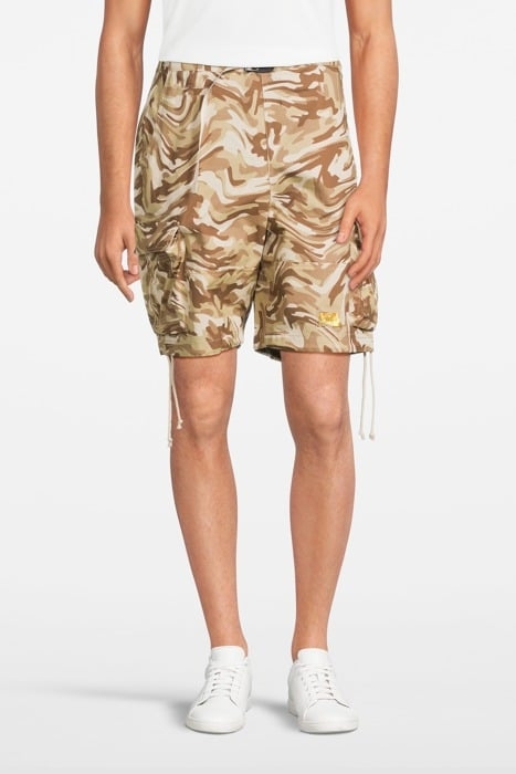 ABC. – WARPED CAMO CARGO SHORT 1