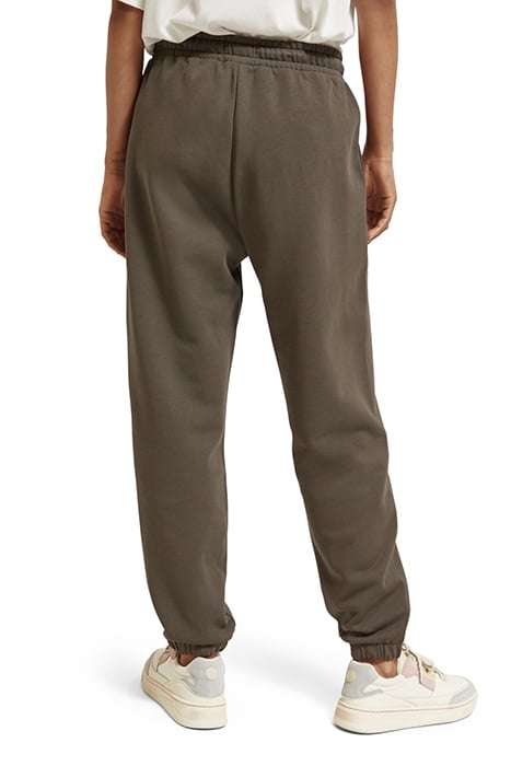UNISEX ORGANIC COTTON SWEATPANTS DARK TAUPE 2