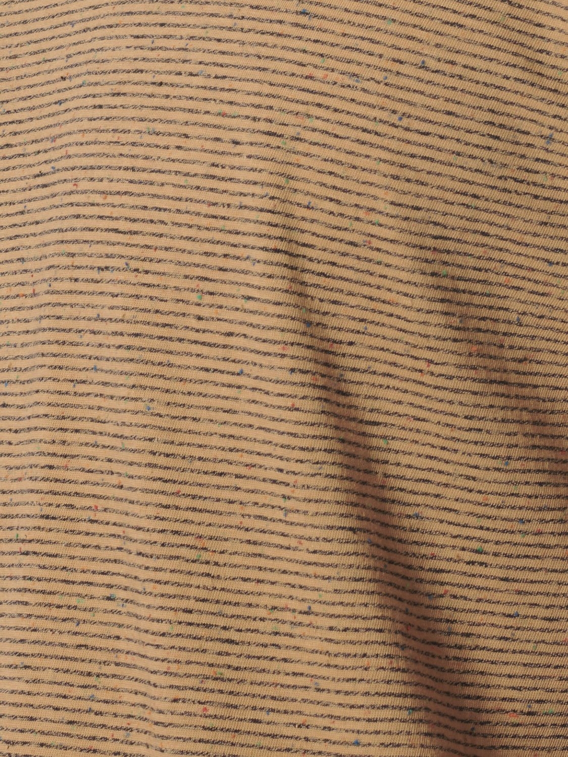 T-SHIRT CREWNECK MELANGE WITH STRIPES DESERT 7