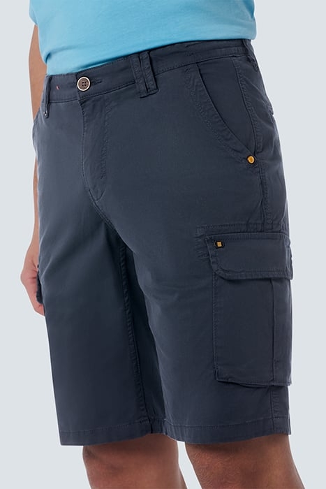 SHORT CARGO GARMENT DYED + STONE WASHED STRETCH NIGHT 6