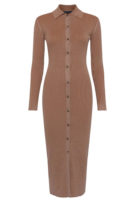 MARI PLEATED CARDIGAN BROWN 3