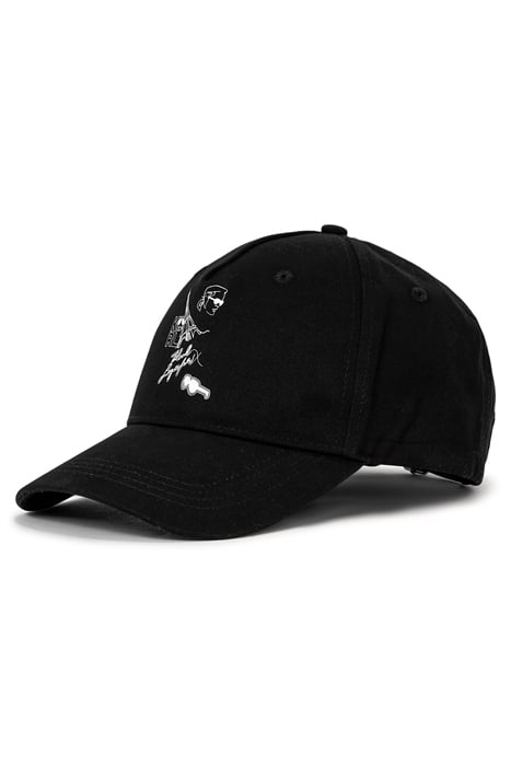 K/PARIS CAP BLACK MULTI 1
