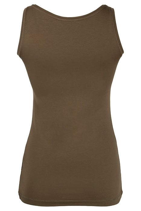 T-SHIRT SLEEVELESS 21102054 MILITARY OLIVE 2