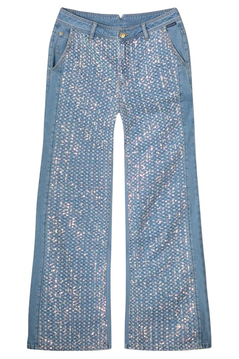 WIDELEG JEANS LIGHT COTTON SHINE DENIM 3