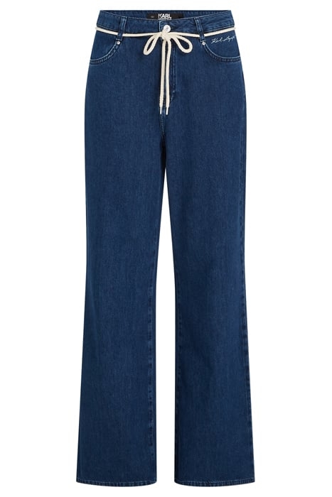 DENIM PANTS WITH CORDS BLUE 1